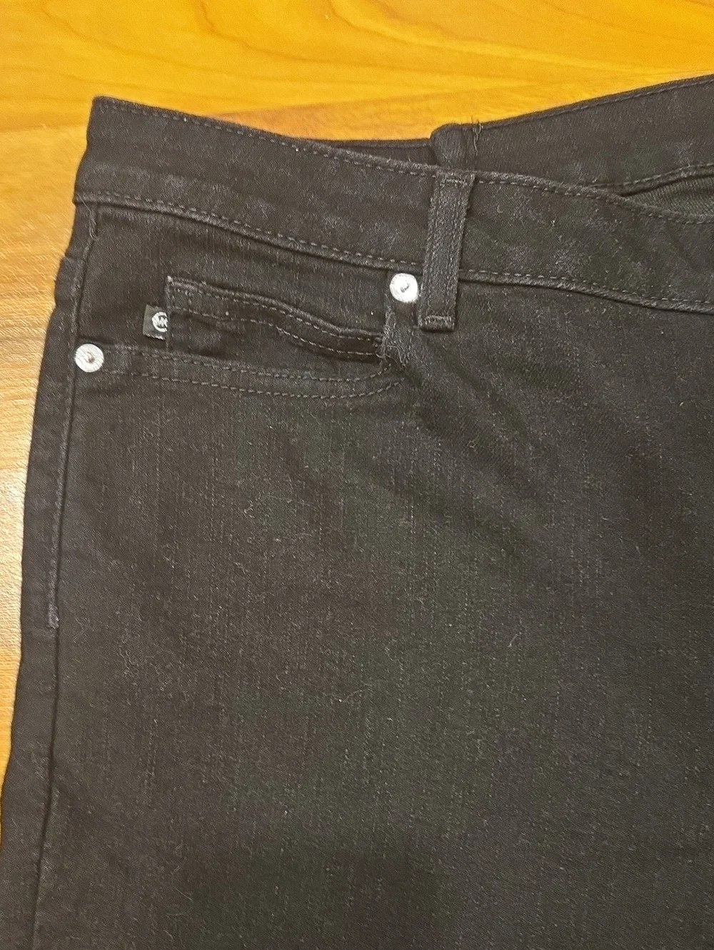 Michael Kors Black Wide Leg Jeans